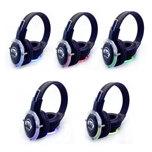Auriculares de Disco silenciosos para reuniones, sistema de conferencia multilingüe con brillantes luces LED de 10 canales, nuevo diseño - Product Image 1