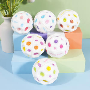 ลูกบอลซิลิโคน TPE ยืดหยุ่นสำหรับข้อมือ ขนาด 6.3 ซม. ของเล่นเด็ก บอลบีบคลายเครียด บอลโยนมือรูปเมฆ กีฬาแบบอินเทอร์แอคทีฟสำหรับพ่อแม่ลูก ขนาด 22 ซม. - Product Image 3