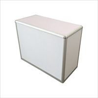 Bureau de réception en aluminium durable de haute qualité, avec éclairage LED, pliable et portable, idéal pour les événements et conférences - Vente flash