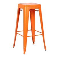 Vente directe d'usine SHENGTAI, tabourets de bar à domicile en métal solide sans dossier, couleur personnalisée, durables, usage commercial