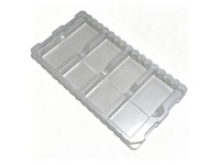 Plateau alvéolé et emballage isolant pour accessoires et modules d'alimentation industriels, transparent, léger, taille personnalisable