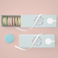 Boîte d'emballage en carton pour macarons et cookies, boîte de pain à Dessert pour boulangerie, offre spéciale, livraison gratuite