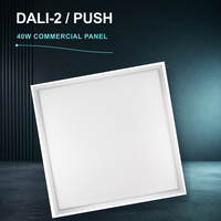 Panneau LED sans vis 600x600 40W CCT unique DALI-2 Push Eaglerise pour projets commerciaux