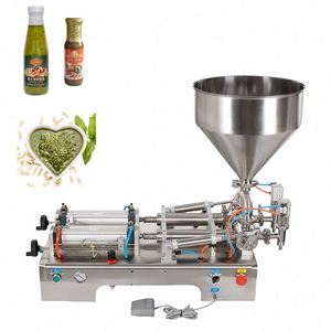 Semi-Automatic High-Accuracy Dual Nozzle Filling Machine for Food & Beverage (Cans/Bottles Glass/Plastic) 220V/110V - Product Image 5
