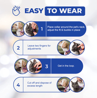 Collier réglable écologique anti-puces et tiques pour chat et chien avec huiles essentielles végétales - Accessoires