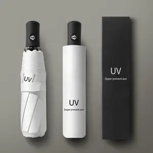 Großhandel Hersteller 3 faltbare UV-Regenschirm für Regen wind dichten UV-Sonnenschirm Regenschirm Anpassen Regenschirm mit Logo