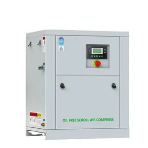 YiBang Scroll Oil Free Air Compressor 2.2KW 3hp 240L/min 8bar 380V 50Hz Permanent Magnet Motor Frequency Conversion Regulation