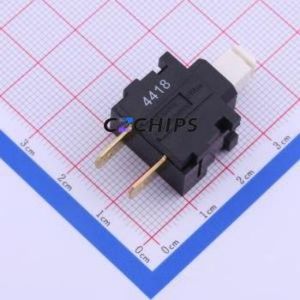 MPS21-WBBDD-R <b>Push</b> <b>Button</b> <b>Switch</b> Through hole Component (THT) <b>Switch</b> Self-Locking Square Plunger Through Hole 16A - Product Image 1