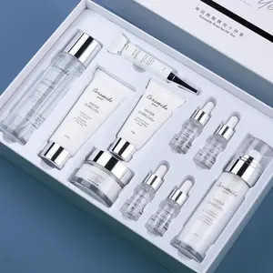 Atacado OEM Private Label Ceramida Fermento Conjunto Kit de Cosméticos Orgânicos Anti Acne Reparação de Clareamento Conjunto de Cuidados Da Pele Coreano