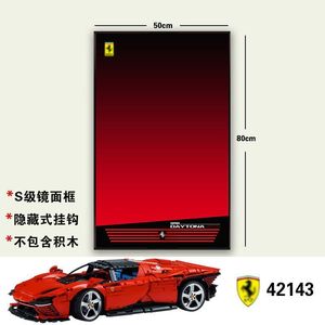 Marco de Fotos de Pared para Coche de Carreras de Ladrillos Lego, de Metal Moderno, para Decoración de Entrada, Sala de Estar, Dormitorio - Product Image 3