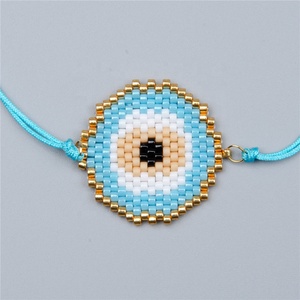 Moyamiya 2020 venta al por mayor Miyuki pulsera <span class=keywords><strong>de</strong></span> <span class=keywords><strong>mal</strong></span> <span class=keywords><strong>de</strong></span> <span class=keywords><strong>ojo</strong></span> con colorido borla <span class=keywords><strong>de</strong></span> moda accesorios <span class=keywords><strong>de</strong></span> la pulsera <span class=keywords><strong>de</strong></span> las mujeres - Product Image 2