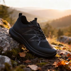 Zapatos de Fútbol para Hombre Modelo Cacatu 10128 de Alta Calidad y Bajo Precio, con Cordones, Parte Superior de Malla, PU, Color Negro - Product Image 4