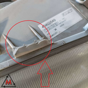 Faro Delantero Derecho Halógeno para Fiat Punto 1993-1999, 46402649, Usado como Luz de Matrícula, Posición Trasera, Modificación - Product Image 3