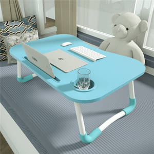 Escritorio para Cama EcoTech 60x40x28cm, Mesa de Estudio de Plástico con Altura Ajustable para Dormitorio de Estudiantes, Diseño Minimalista, Muebles Escolares - Product Image 1