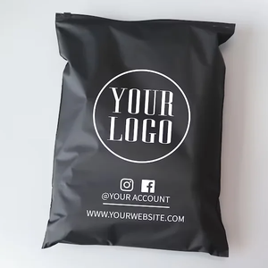 Hot Selling Customized Black Clothing <strong>Zip</strong> Lock Poly Bags for Packaging Hoodie <strong>Pouch</strong> Custom Logo Printed Zipper Plastic Bags - Product Image 5