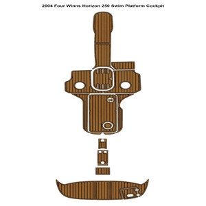 2004 Four Winns Horizon 250 Yacht & Marine Design moderne extérieur Revêtement de pont en teck EVA antidérapant Article très vendu sur EBay - Product Image 4