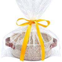 Panier de rangement en corde de coton écologique et durable, petit format, design mignon, idéal pour la salle de bain - Vente chaude