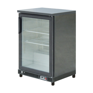 Enfriador de Botellas de Doble Puerta para Barra de Cócteles, de Acero Inoxidable, Color Negro, Enfriador de Botellas de Cerveza y <span class=keywords><strong>Coca</strong></span>-<span class=keywords><strong>Cola</strong></span> para Mostrador - Product Image 3