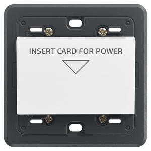 Interrupteur à carte blanche 230V pour montage mural - Product Image 1