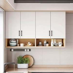 Gabinetes de Cocina Modernos Estilo Europeo, Gabinete de Pared de Madera Contrachapada, Gabinete de Despensa, Diseños de Madera Personalizados para Cocina de Villa - Product Image 1