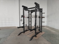 Machine Smith en acier personnalisée, modèle TOP-MS8, pour entraînement de force universel unisexe en salle de sport
