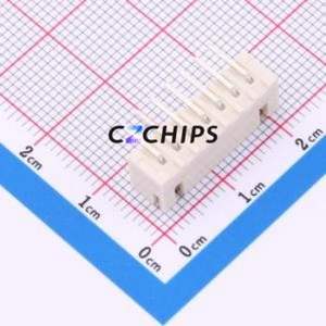 BX-XH2.54-7PWZ-GW Wire-to-Board Pin Header Bent Lead Through Hole,P=2.5mm Connector 1x7P 2.5mm Right Angle Insert XH - Product Image 2