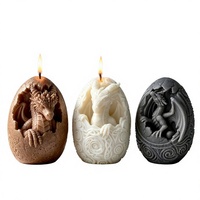 Ensemble de bougies d'anniversaire dinosaures pour décorer un gâteau d'anniversaire sur le thème des dinosaures