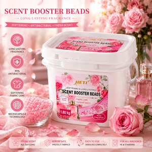Perles parfumées pour lessive à la rose, rehausseur de parfum longue durée, soin des tissus, additif adoucissant en microcapsules 1,80 kg - Product Image 6