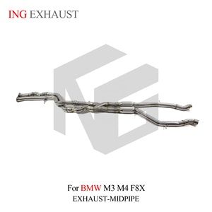Tubo <span class=keywords><strong>de</strong></span> Escape Intermedio ING para <span class=keywords><strong>BMW</strong></span> M3 <span class=keywords><strong>M4</strong></span> F80 F82 con Resonador <span class=keywords><strong>de</strong></span> Tubo Z, Tubos <span class=keywords><strong>de</strong></span> Acero Inoxidable F8X, Piezas <span class=keywords><strong>de</strong></span> Alto Rendimiento para Automóviles - Product Image 2