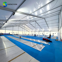Carpa Deportiva Portátil de Aluminio Personalizada, Impermeable, Fácil de Montar, para Todas las Estaciones, para Gimnasios al Aire Libre, Canchas de Baloncesto, Eventos de Entrenamiento