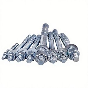 Hot Sale Hex Head Screws Nuts Flat <b>Lock</b> Washers Fully <b>Threaded</b> M18 Metric Hexagon Bolt Blue Zinc Grade 8.8 Fasteners Bolts Nuts - Product Image 3