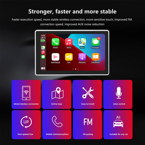7 "Pantalla táctil 1440P Blackbox inalámbrico Android Auto CarPlay coche estéreo Radio Bluetooth coche camión vehículo comercial 4K cámara de salpicadero - Product Image 3