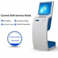 Offre Spéciale Kiosque libre-service de bilan de santé de 23.6 pouces avec scanner a4 Kiosque de paiement en espèces