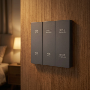 เซ็นเซอร์สัมผัส 6‑Gang Mesh Smart Wall Switch แผงควบคุมด้วยเสียง 220V 10A 800W สวิตช์อัตโนมัติอัจฉริยะในครัวเรือน - Product Image 5
