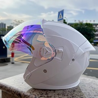 Casque demi-face moins cher en ABS, personnalisé, homologué DOT pour moto