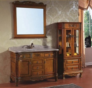 <span class=keywords><strong>Meuble</strong></span> sous-<span class=keywords><strong>vasque</strong></span> simple évier Versailles personnalisé avec dessus en marbre - Product Image 3