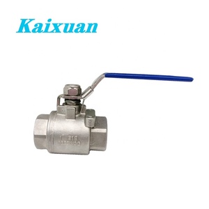 Vanne d'eau en acier inoxydable 304/316 2 pièces vanne à boisseau sphérique 1000WOG 2000 WOG DN15 DN25 vanne à boisseau sphérique en acier inoxydable - Product Image 4