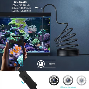 Caméra endoscopique avec lumière, outils de boroscope HD 1920P avec 8 lumières LED réglables, caméra endoscopique semi-rigide pour téléphone IP67 - Product Image 4
