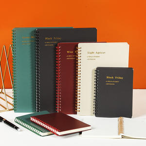 High Quality A5 Student Notebook Custom Logo <b>Design</b> Diary <b>Book</b> with Economical PP Cover Coil Binding Custom Color 80 Sheets - Product Image 5