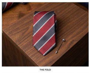 Corbata de Seda Elegante con Diseño Paisley a Rayas para Hombre, para Negocios, Bodas y Fiestas, con Logotipo Personalizado, Accesorio de Regalo, KABA TEKSTIL - Product Image 2