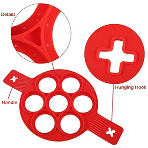 Silicone Pancake Maker Và Flipper Cho Nhà Bếp Silicone Pancake Khuôn Pancake Lật Tuyệt Vời - Product Image 5