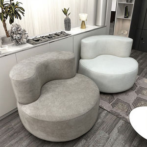 Comfortable Modern Tufted Velvet Upholstered One-Seater Sectional <strong>Sofa</strong> <strong>Foam</strong> Filling Armless Cushion Back Apartment Living Room - Product Image 3