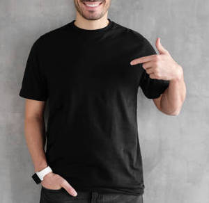 T-shirt de haute qualité taille américaine goutte épaule col rond T-Shirt surdimensionné classique motif imprimé pour un usage quotidien en gros T-shirt - Product Image 5