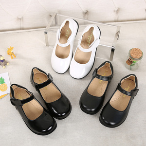 Firelli Mary Jane Chaussures D'uniforme Scolaire Confortables Pour Fille Noir