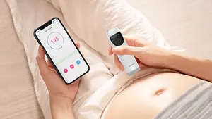 JUMPER SHA10 New Design Wireless 3.0Mhz Probe Baby Heart Rate Monitor Fetal Doppler With APP