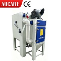 Machine de sablage à sec automatique, cabine de sablage, moteur tout cuivre pour l'élimination de la rouille des métaux, finition de surface, équipement d'atelier