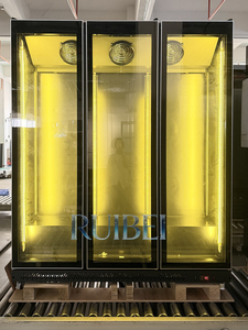 Refrigerador de bebidas frías de alta calidad Refrigerador y <span class=keywords><strong>congelador</strong></span> de supermercado usado de vidrio transparente - Product Image 3
