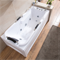 Nouveau Style professionnel température constante Durable salle de bain multifonctionnel Whirlpool Spa cascade acrylique Massage baignoire
