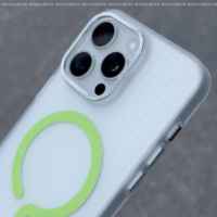 Convient à l'iPhone 16 Pro Max Question Mark Magnetic Phone Case Apple 15 Creative Frosted PC Sheath