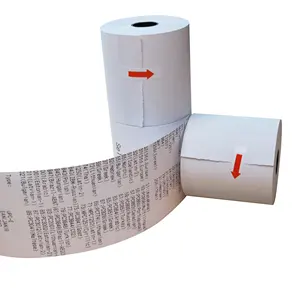 Rotoli di carta termica a lunga durata di immagine di buona qualità 2.25x50 & 80x80